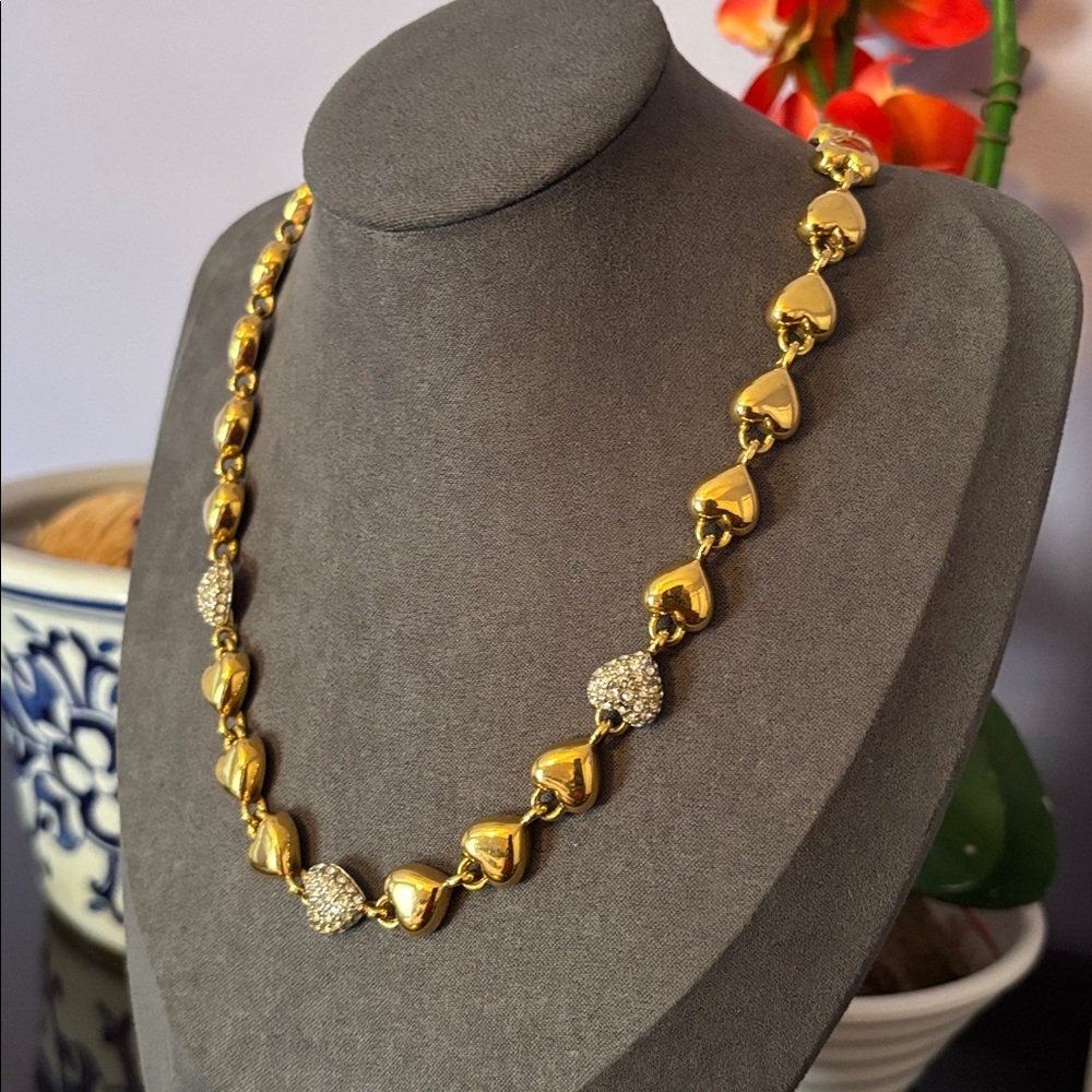 Stunning Vintage Monet Heart Necklace! - Picture 3 of 5